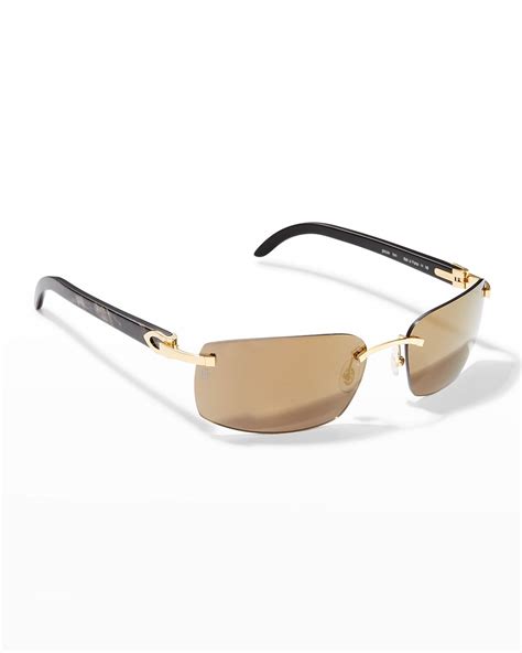 men's cartier sunglasses for sale|cartier rimless eyeglasses for men.